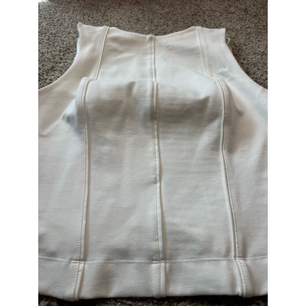 Maeve by Anthropologie Sleeveless Seamed Corset Crop Tank Top Womens Size XL/1X - Picture 12 of 13